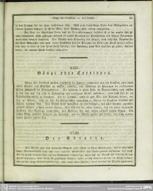 XXIII. Der Abtritt