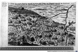 Abris Des Harten Treffens Welches Am Alten Berg, Unfern Von Nürnberg zwischen Der Königlichen Scwedischen Und Dann Der Friedländischen, Und Baiierischen Armeen Den 24. Augusti vorgangen