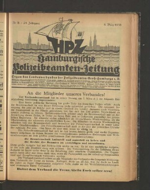 Nr. 6 / 23. Jahrgang 8. März 1933