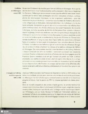 L'affiche en Allemagne avant 1895