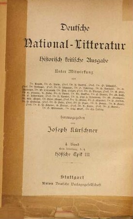 Höfische Epik, 3. Nachahmer Wolframs und Gotfrids. Kleinere Epen und Chroniken