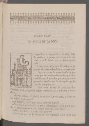 Capítulo LXXV - En busca de la loca