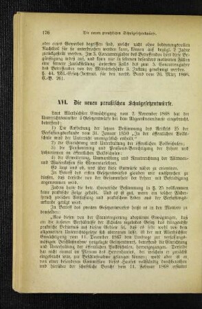 ¬Die¬ neuen preußischen Schulgesetzentwürfe