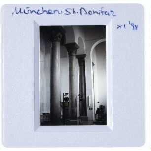 München, Abtei St. Bonifaz : Innenansicht Abteikirche