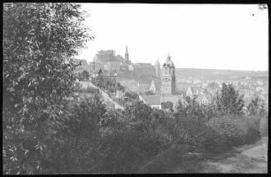 Meißen. Blick vom Jüdenberg nach der Stadt