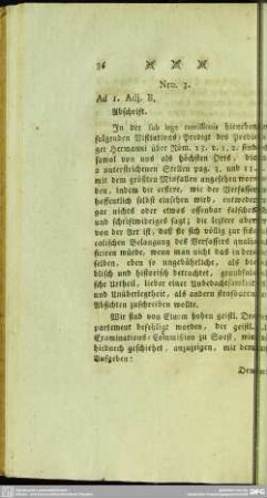Nro. 3. [Anlage B. Eine Verfügung der geistl. Immediat-Examinations-Commißion, an die Provinzial-geistl. Examinations-Commißion in Soest]