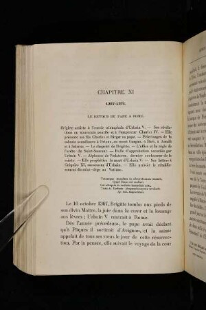 Chapitre XI 1367-1371. Le Retour Du Pape A Rome.