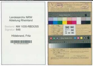Entnazifizierung Fritz Hildebrand , geb. 05.03.1897 (Steiger)
