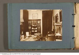 Album mit Fotografien aus dem Palazzo ZuccariAnsicht eines Arbeitszimmers - Riccio-Album