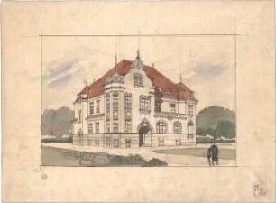 Pfann, Paul; München - Bogenhausen; Villa Jos. Selmayer - Perspektive