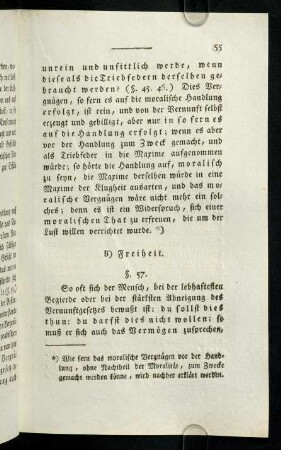 55-80, B. Die Freiheit. §57-70
