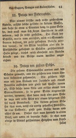 89. Potage von grünen Erbsen