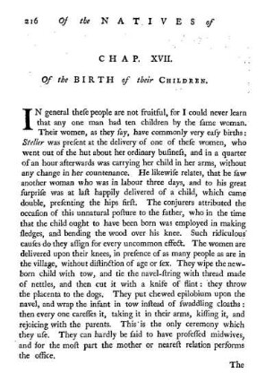 Chap. XVII. Of the birth of their children
