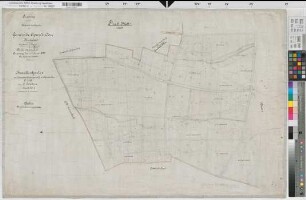 Opmünden (Bad Sassendorf), Separation Opmünden, Bl. 1 Brouillonkarte I Flur 8,1