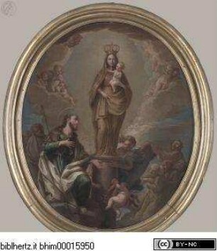 Dia Madonna von Pilar erscheint dem heiligen Jakobus