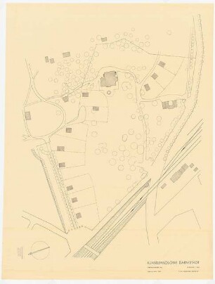 Bebauungsplan Künstlerkolonie, Darmstadt: Bebauungsplan 1:500