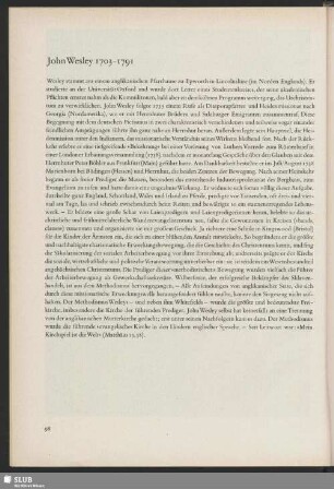 John Wesley 1703-1791