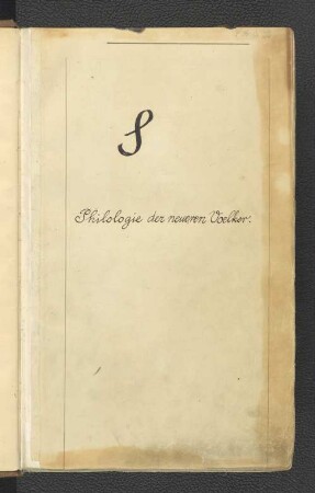 SA, Philologie der neueren Völker, Germanische Völker im Allgemeinen: Realkatalog der Stadtbibliothek zu Hamburg