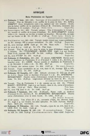 Afrique (Nr. 413-456)