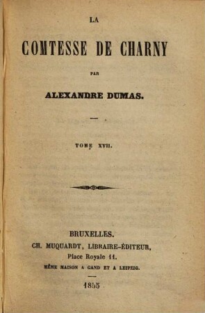 La Comtesse de Charny, 17