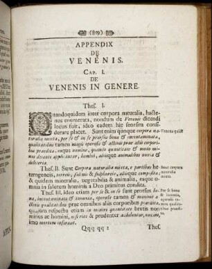 Appendix De Venenis.