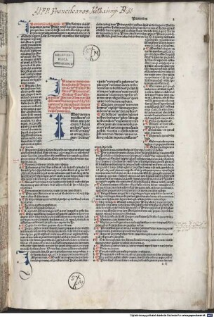 Corpus iuris civilis. Institutiones : mit der Glossa ordinaria von Accursius Florentinus und Summaria von Hieronymus Clarius