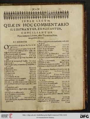 Index legum