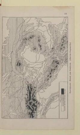 DANUBELAND: RELIEF AND RAILWAYS. ( After the Diagram Co.)