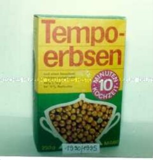 Fertiggericht "Tempoerbsen"