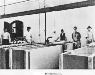Denitrierkufen : Technikgeschichte | Technik und Wirtschaft | Kunstseide | Die Nitroseide