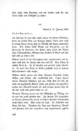227 Lübeck, d. 11. Januar 1814