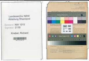 Entnazifizierung Richard Knebel , geb. 17.09.1898 (Prokurist)