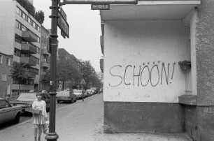 Westberlin : Westberlin, Charlottenburg, Ecke Nithack- Schustehrusstrasse, schöön!