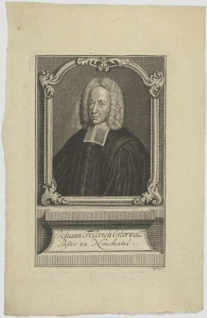 Bildnis des Johann Fridrich Osterwald