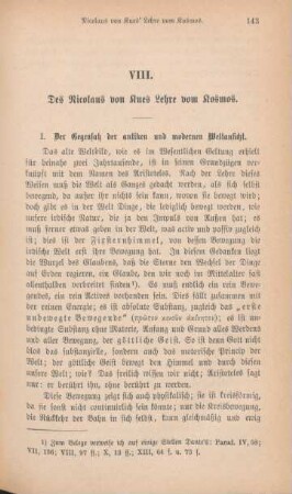 143-165 Des Nicolaus von Kues Lehre vom Kosmos