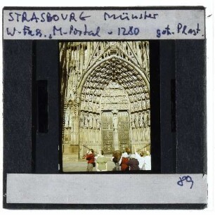 Straßburg, Münster : Mittleres Westportal