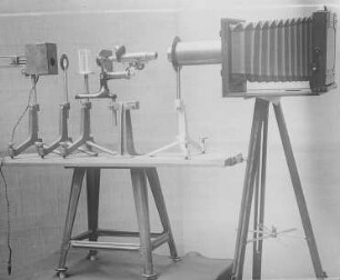 Apparatur für Mikrophotographie von Leppin & Masche : Technikgeschichte | Physik | Optik | Projektion