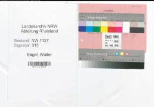 Entnazifizierung Walter Engel , geb. 00.00.0000 (Lehrer)