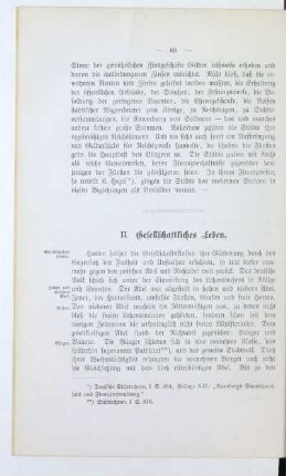 II. Gesellschaftliches Leben