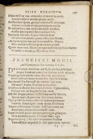Francisci Modii.