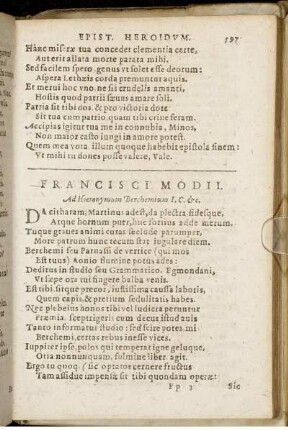 Francisci Modii.