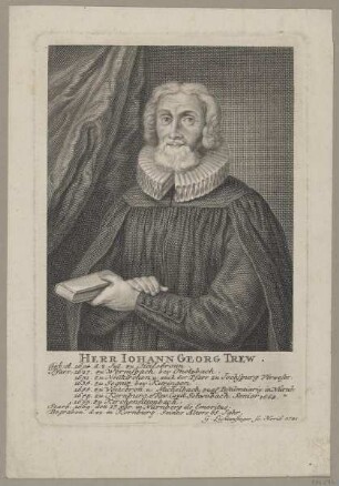 Bildnis des Iohann Georg Trew
