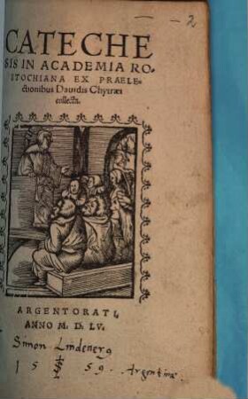 Catechesis in Academiae Rostochiana