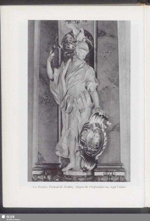 Kempten, Thronsaal der Residenz, Allegorie der Friedfertigkeit vom Aegid Verhelst