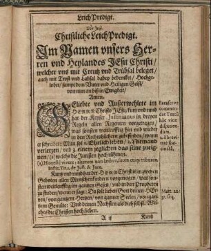 LeichPredigt.