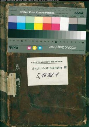 Belege zum Hypothekenbuch ("Scrinium") des Ksp. Rönsahl Bd. 1