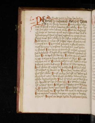 Jacobus de Voragine: Legenda aurea. De sancto Petro apostolo ex Lombardica