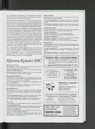 Kleines Kräuter-ABC
