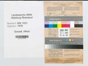 Entnazifizierung Alfred Quoadt , geb. 22.09.1895 (Kaufmann)