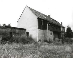 Markneukirchen-Wohlhausen, Zum Hackerhof 5. Gehöft. Wohnstallhaus mit Oberlaube